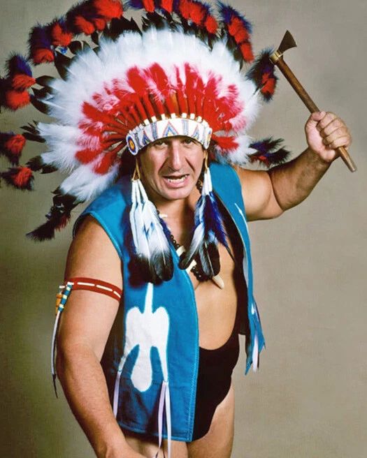 Wrestler Chief Jay Strongbow Glossy Magnet Wrestling Nwa Magnet