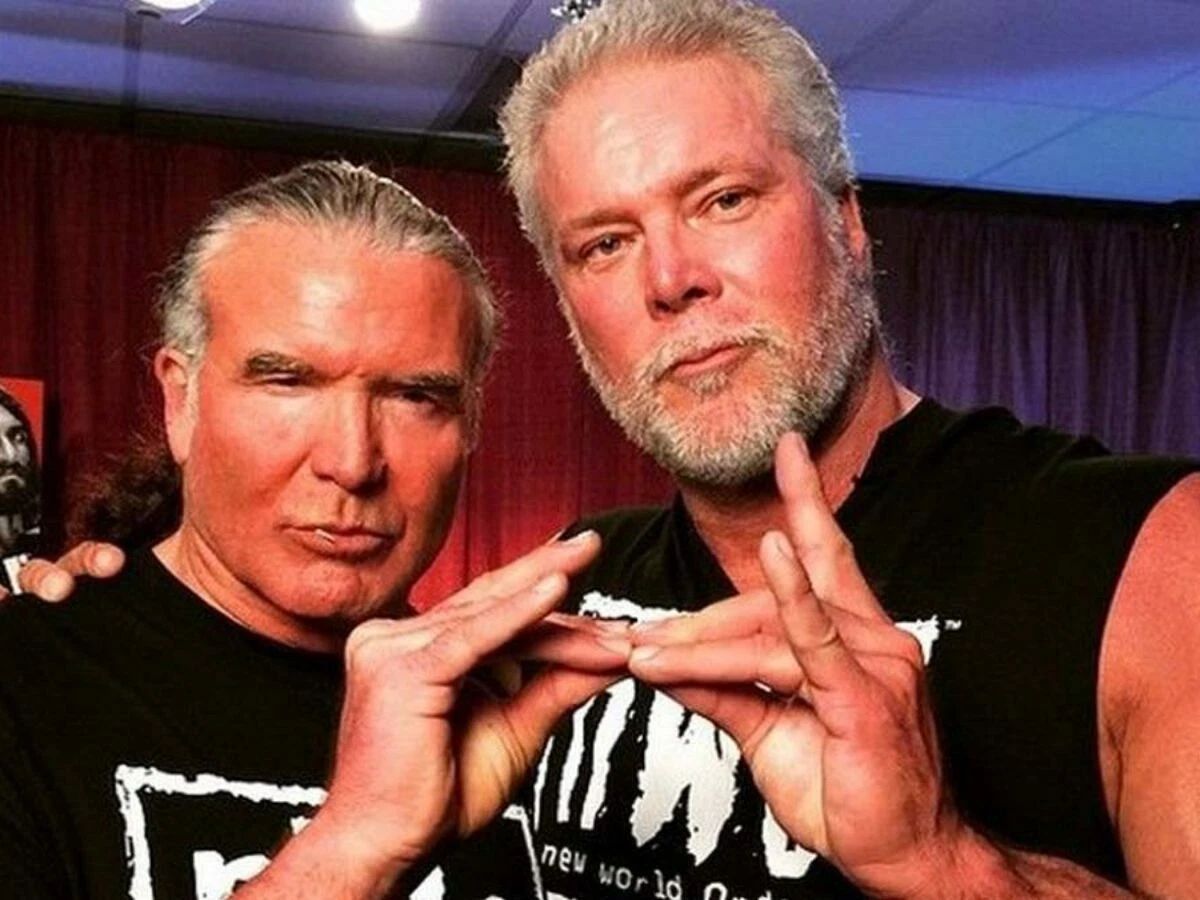 Wrestling Star Scott Hall Kevin Nash Nwo Too Sweet Picture Keychain