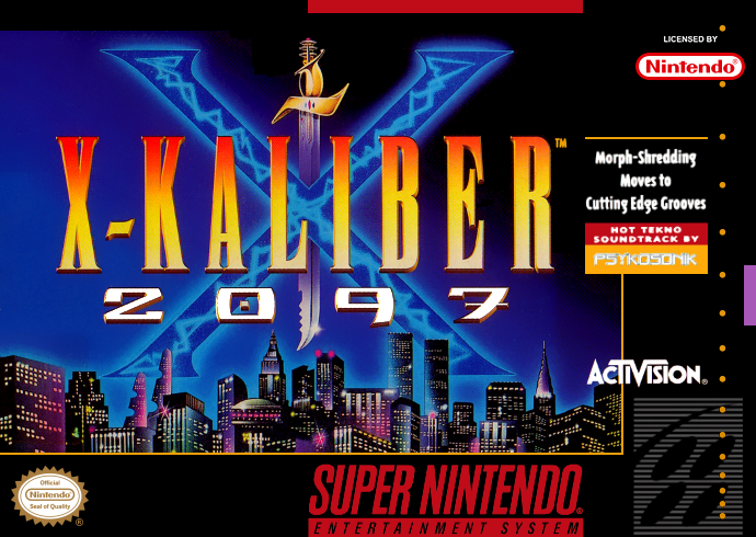 X Kaliber 2097 (Usa) Snes Print Poster