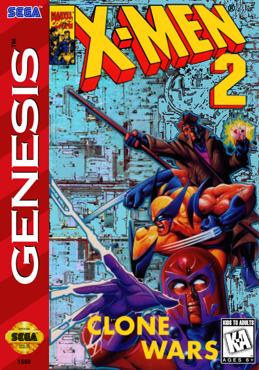 X Men 2 Clone Wars (Usa) Genesis Print Poster