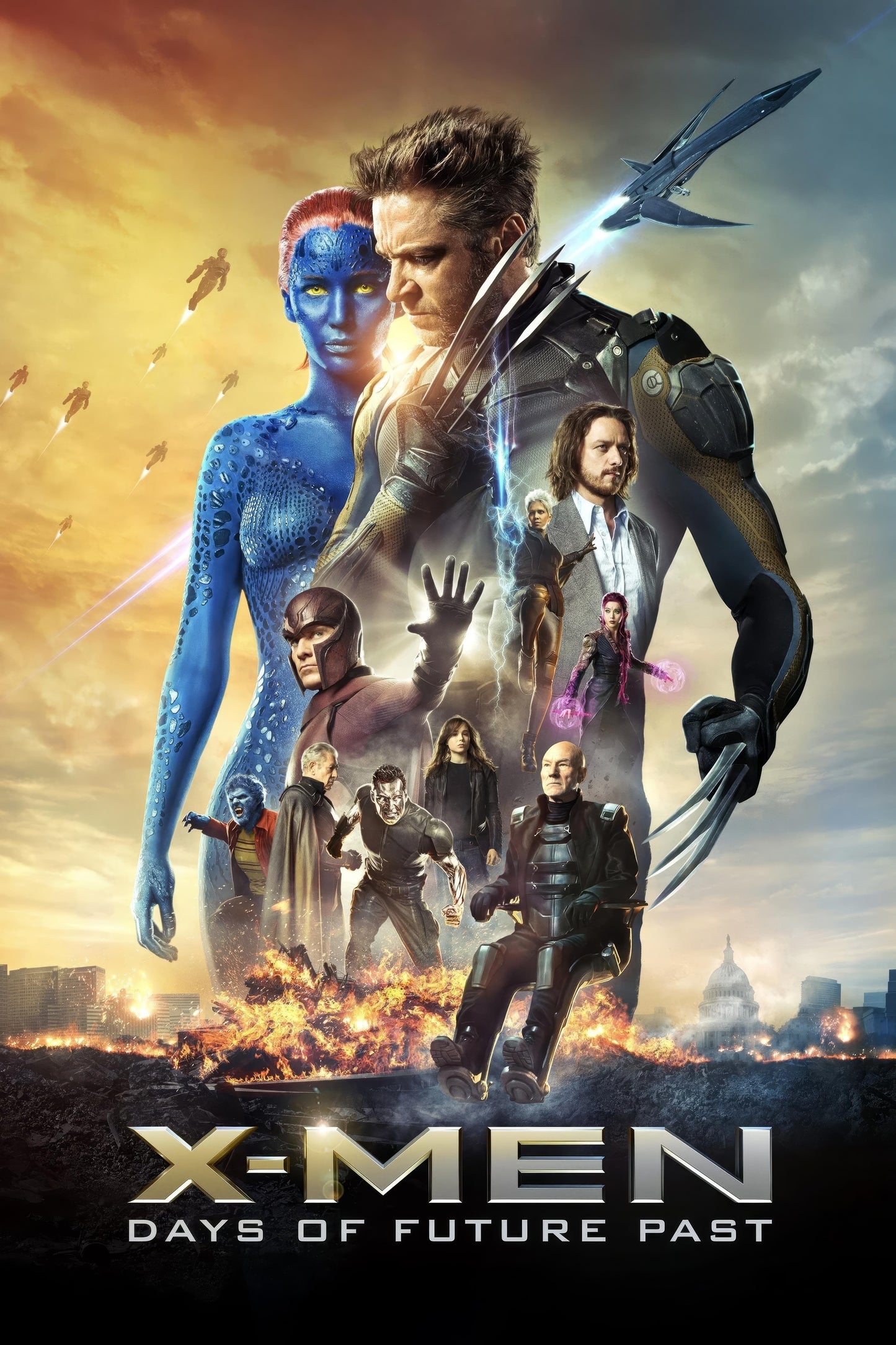 X Men Days Of Future Past (2014) Movie Magnet