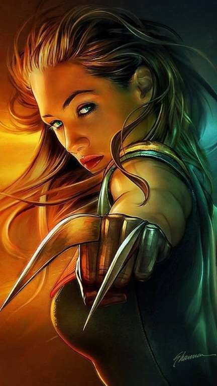 X23 Female Claws 8541 Magnet