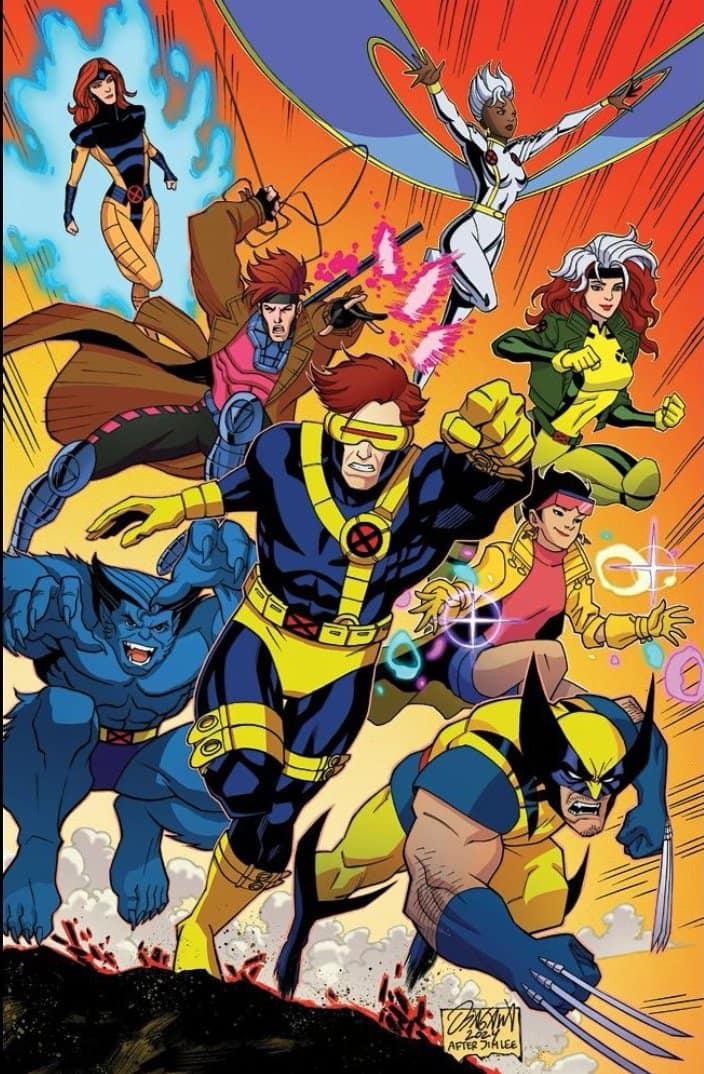 X Men Action Illustration (2) Jigsaw Puzzle