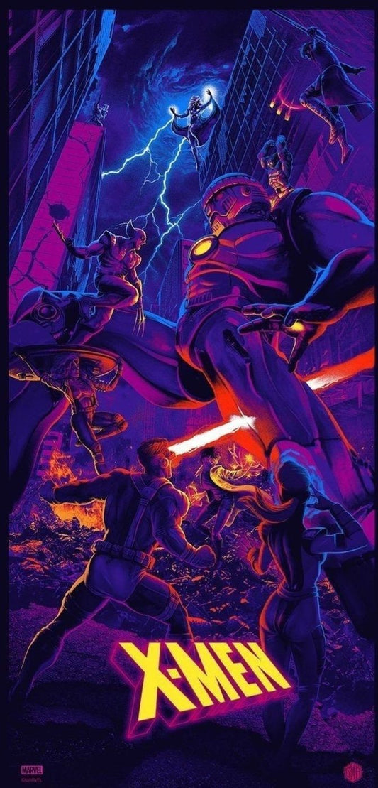 X Men Battle Urban Scene Jigsaw Puzzle