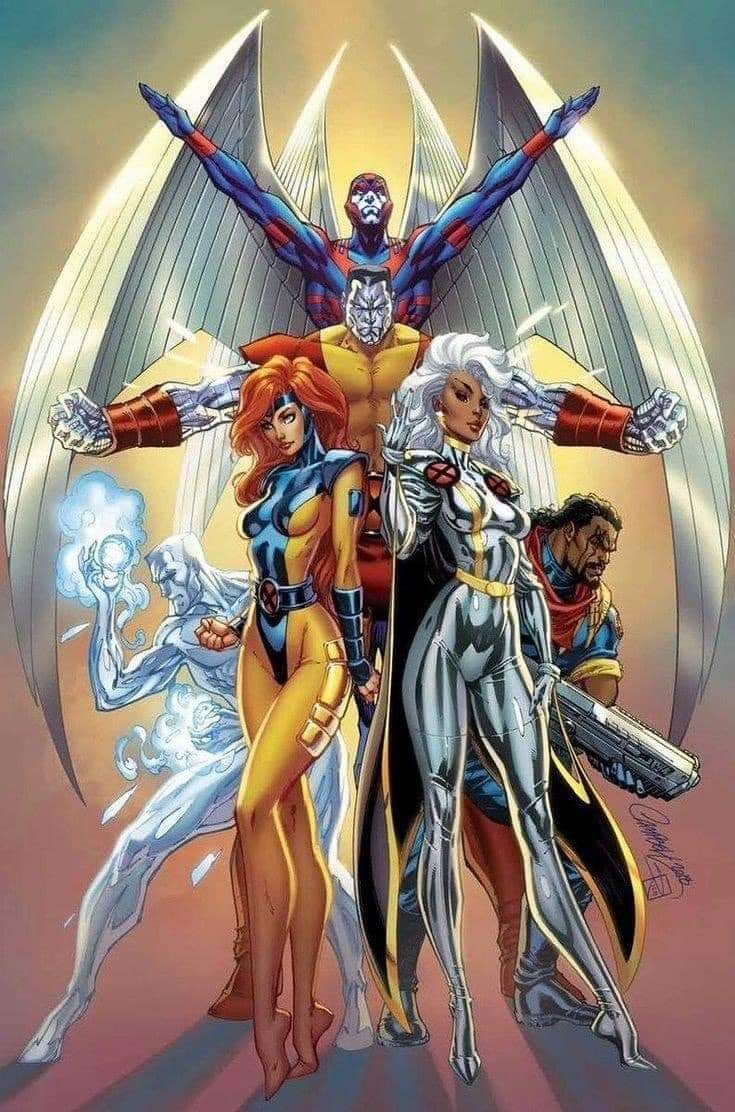 X Men Character Ensemble Print Poster