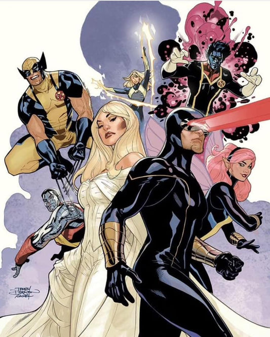 X Men Group Illustration Magnet