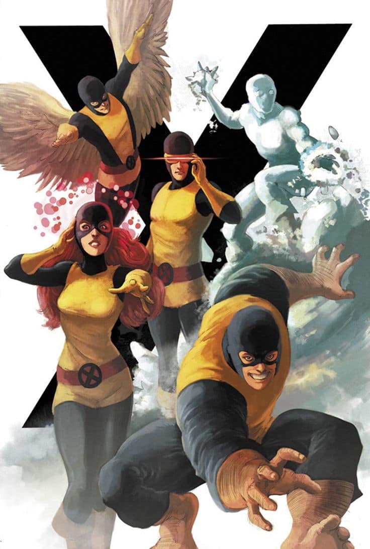 X Men Hero Team Artwork Print Poster