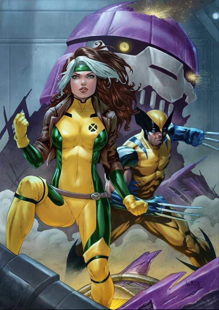 X Men Rogue Wolverine Action Scene Jigsaw Puzzle