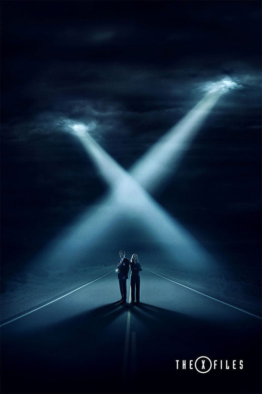 X Files Tv Series Sci Fi Action Painting Jigsaw Puzzle