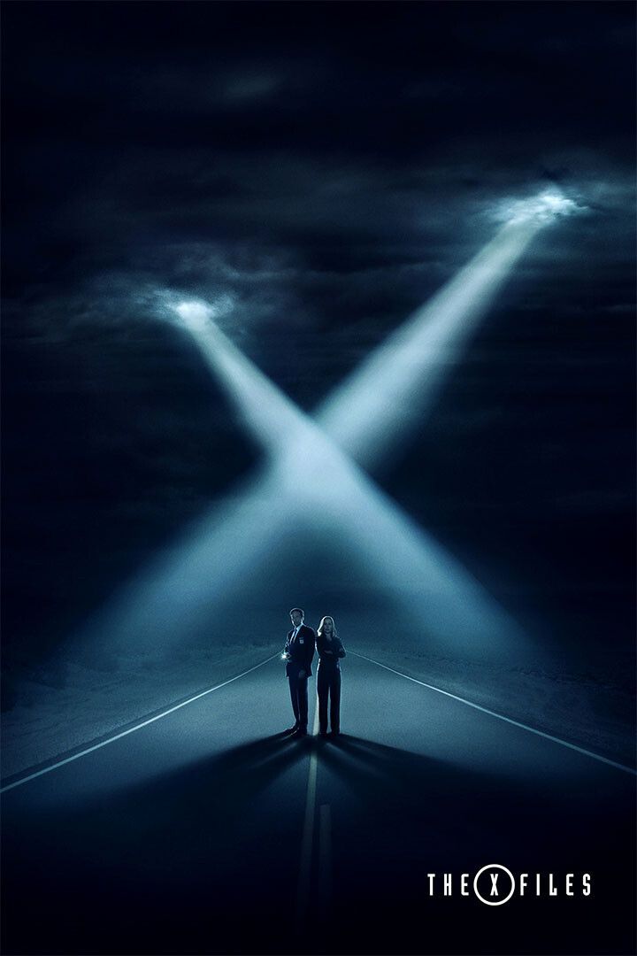 X Files Tv Series Sci Fi Action Painting Keychain