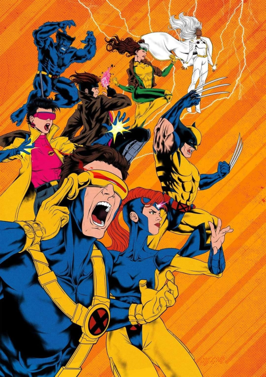 X Men Team Battle Jigsaw Puzzle