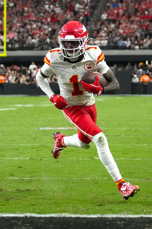 Xavier Worthy Kansas Football Player Playoff Final Sports Poster