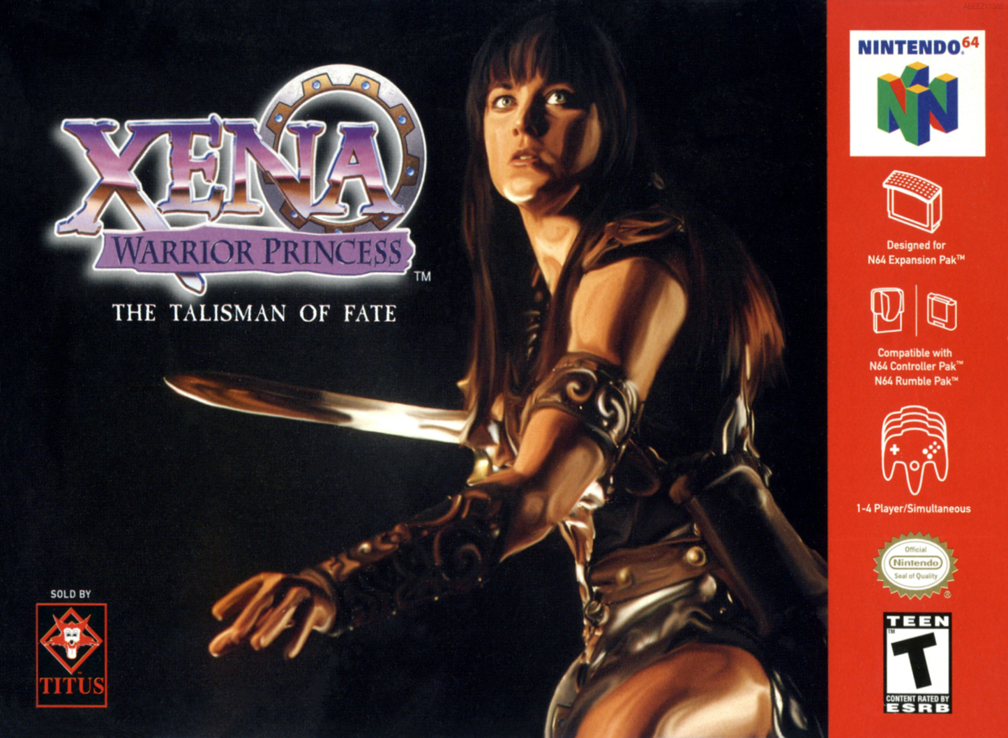 Xena Warrior Princess The Talisman Of Fate N64 Print Poster