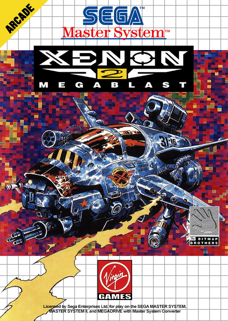 Xenon 2 Megablast Sega Master System Print Poster