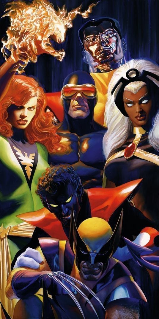 Xmen Superheroes Team Portrait Print Poster