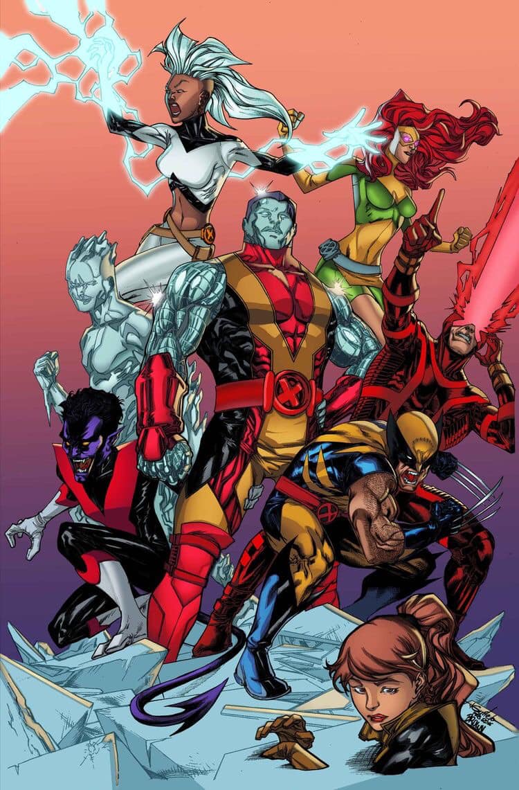 Xmen Team Action Pose Jigsaw Puzzle