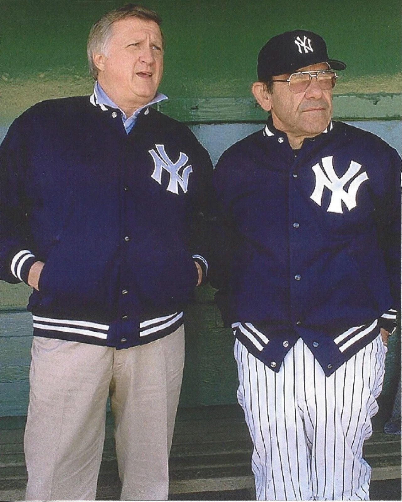 Yogi Berra & G Steinbrener Keychain New York Yankees Ny Baseball Picture Mlb