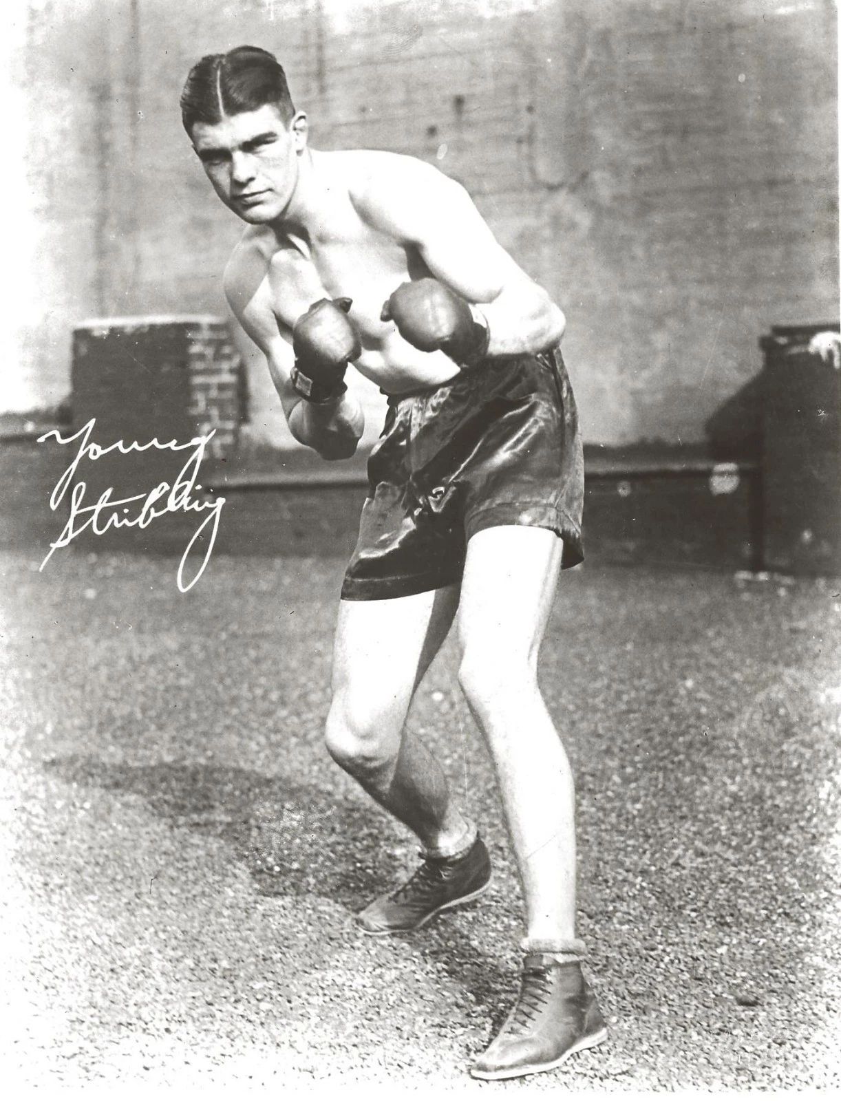Young Stribling Keychain Boxing Picture