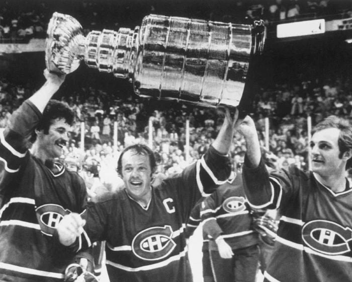 Yvan Cournoyer Guy Lafleur Y Lambert Photo Montreal Canadiens Picture Nhl