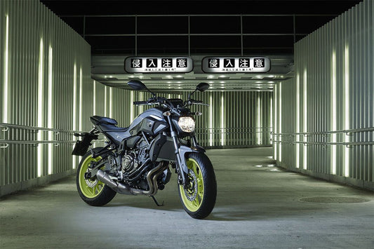 Yamaha Mt 07 Black Motorcycle Sports Bike Jigsaw Puzzle