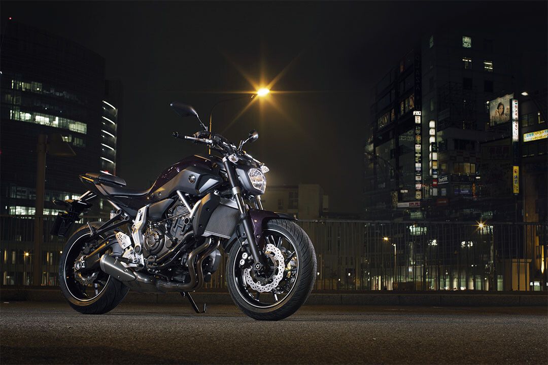 Yamaha Mt 07 Expensive Motorcycle Night Jigsaw Puzzle