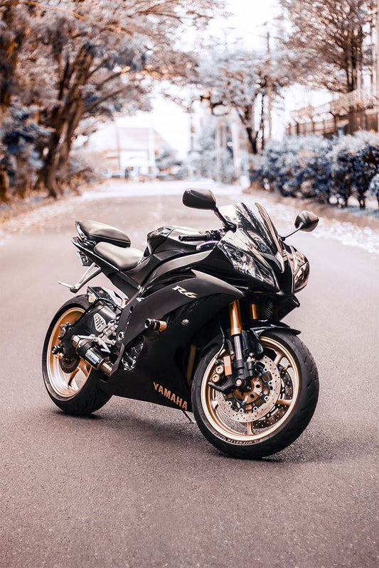 Yamaha R6 Expensive Motorcycle Speed Bike Wall Art Home Decor Poster