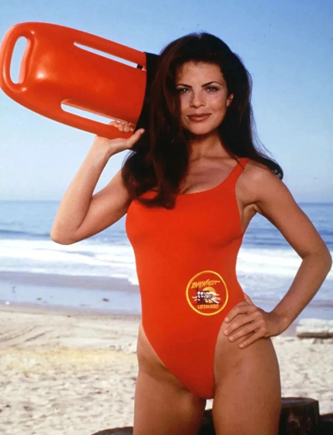Yasmine Bleeth In Baywatch Lifeguard Tv Series Picture Keychain Print