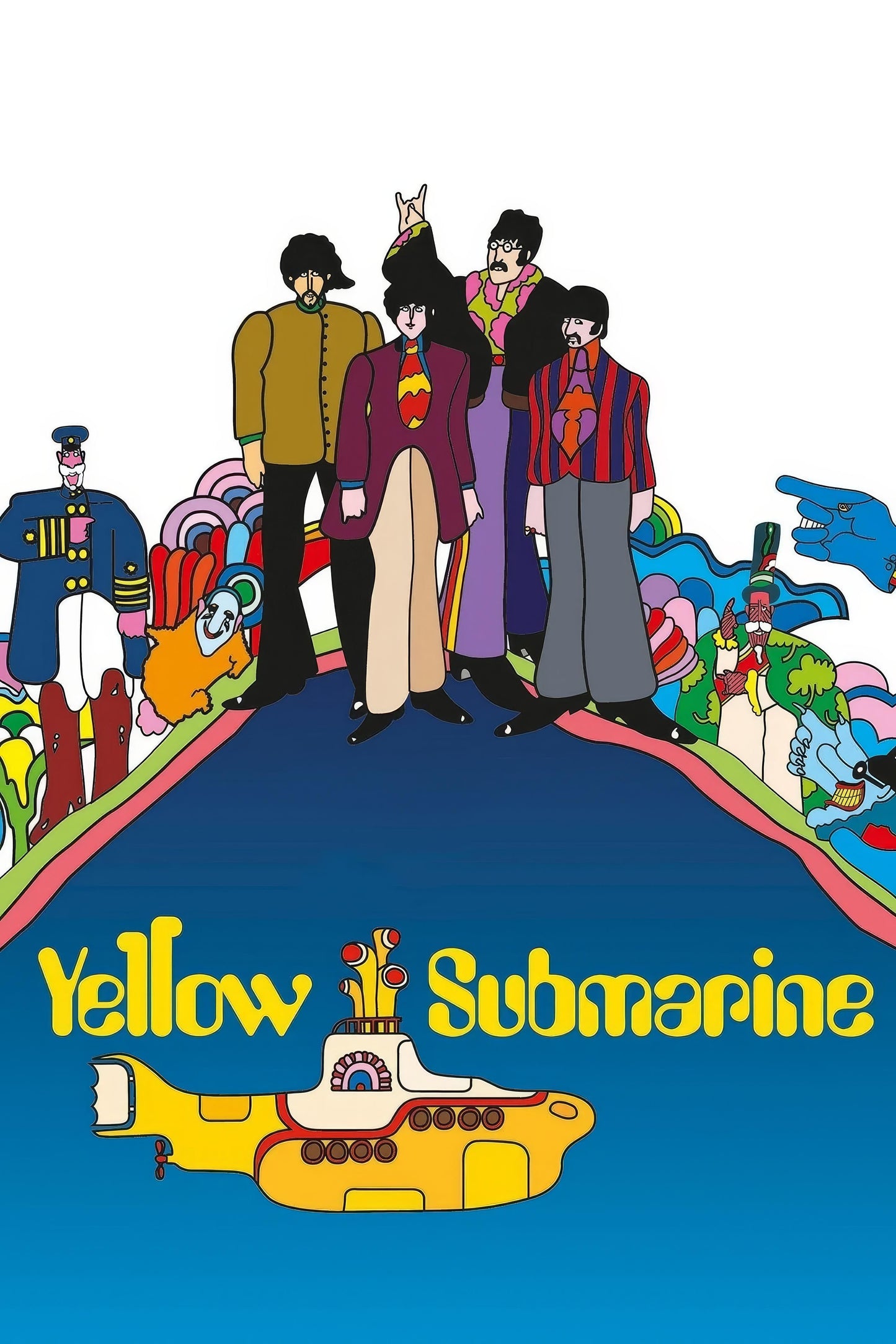 Yellow Submarine (1968) Movie Magnet