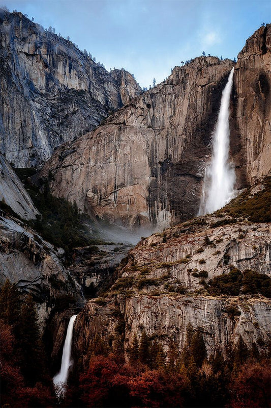 Yosemite Falls In Yosemite Valley Landscape Wall Art Home Decor Poster