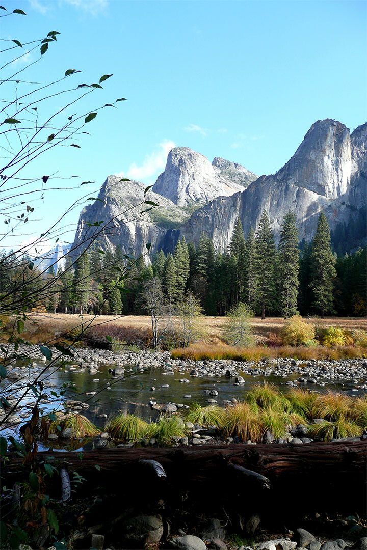 Yosemite Valley National Park Mountain Picture Room Decor Print Poster