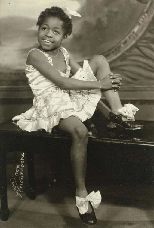 Young African American Tap Dancer 1935 Black & White Picture Keychain