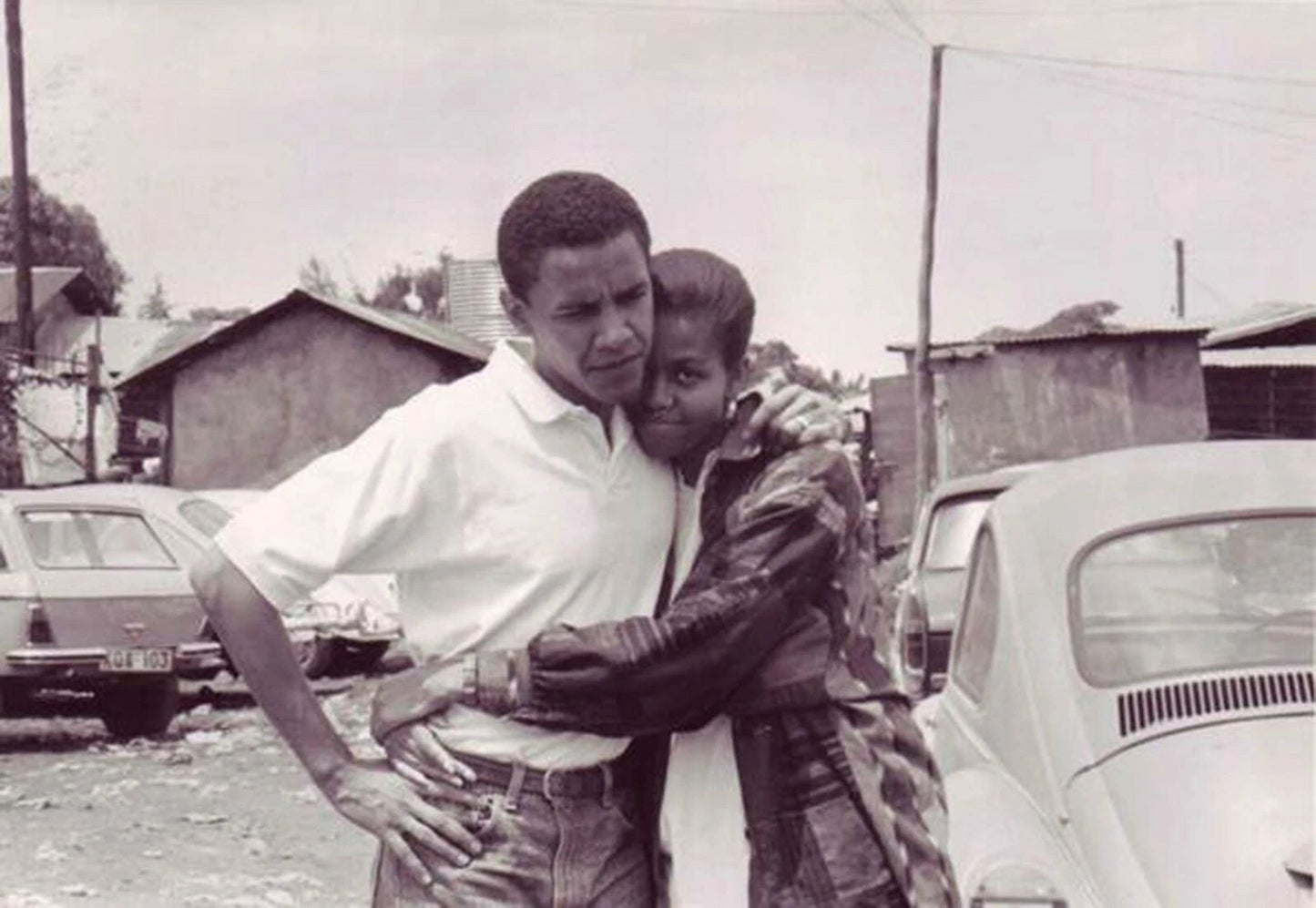 Young Barack And Michelle Obama President & First Lady Magnet Picture 8 X 10