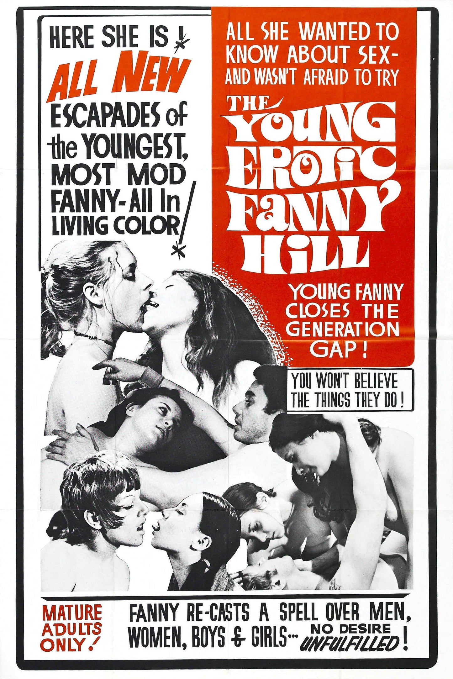 Young Erotic Fanny Hill 01 Movie Magnet