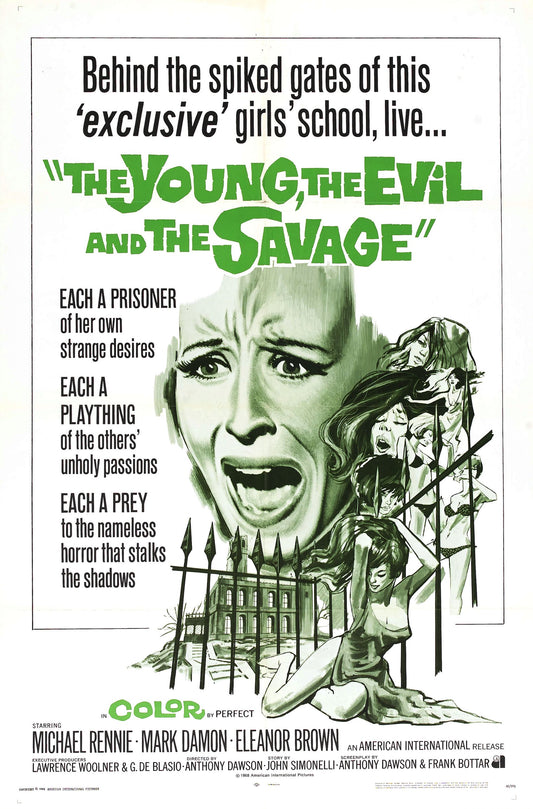 Young Evil Savage 1968 01 Movie Magnet