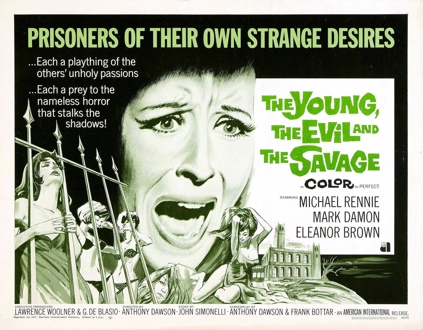 Young Evil Savage 1968 02 Movie Magnet