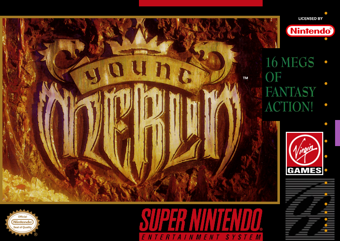 Young Merlin (Usa) Snes Print Poster
