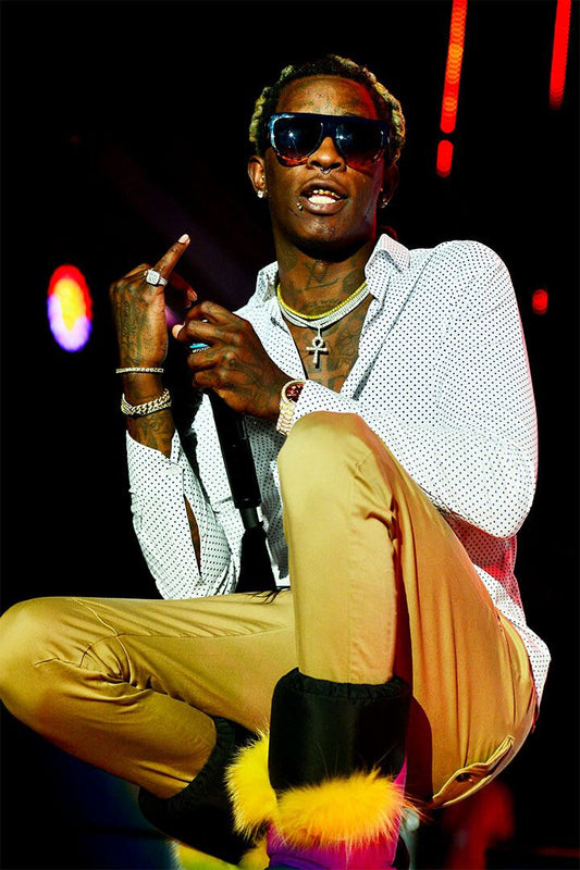 Young Thug American Hip Hop Music Star Singer Fashion Wall Art Poster