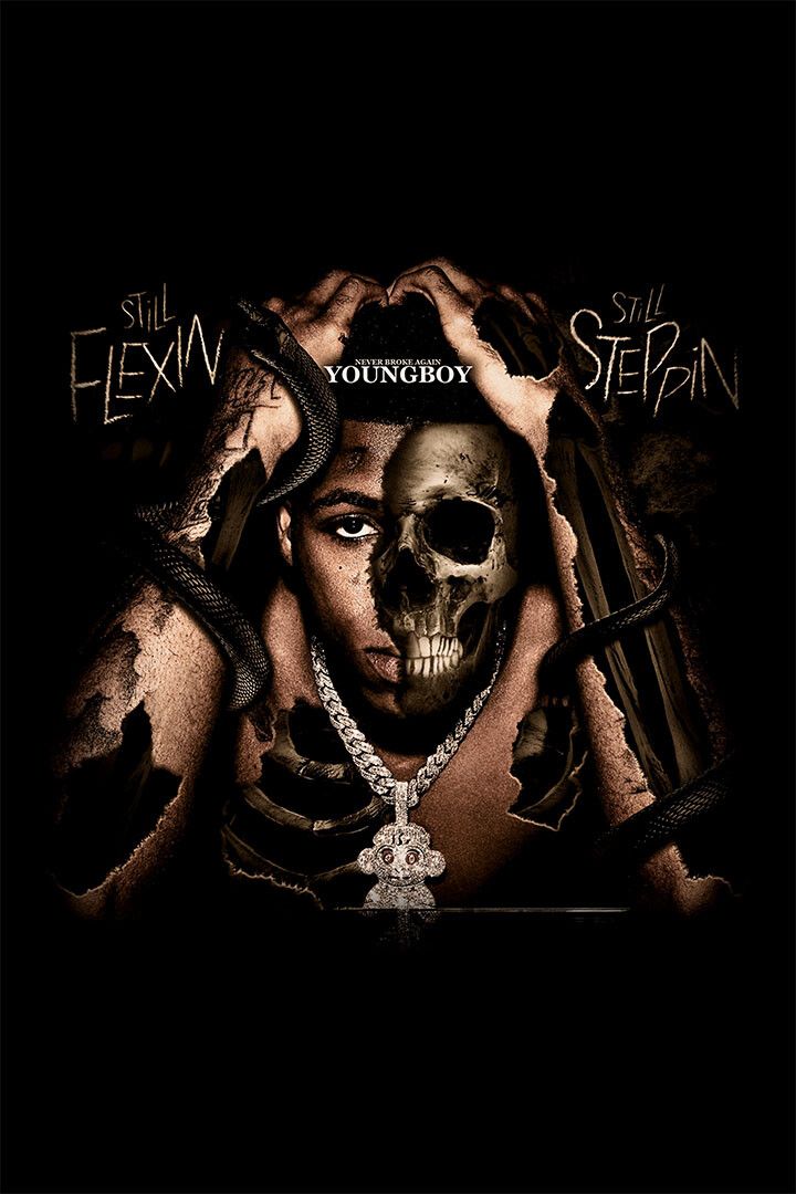 Youngboy Never Broke Again Still Steppin Music Album Print Wall Poster