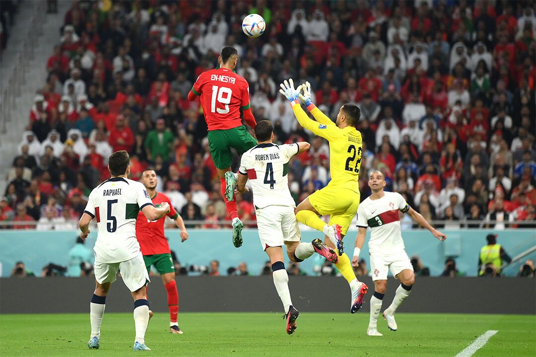 Youssef En Nesyri Goal Morocco National Team World Cup Jigsaw Puzzle