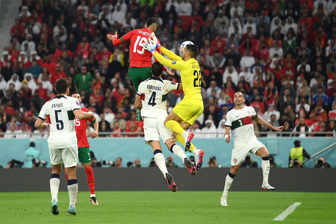 Youssef En Nesyri Goal Morocco World Cup Fans Wall Art Home Poster