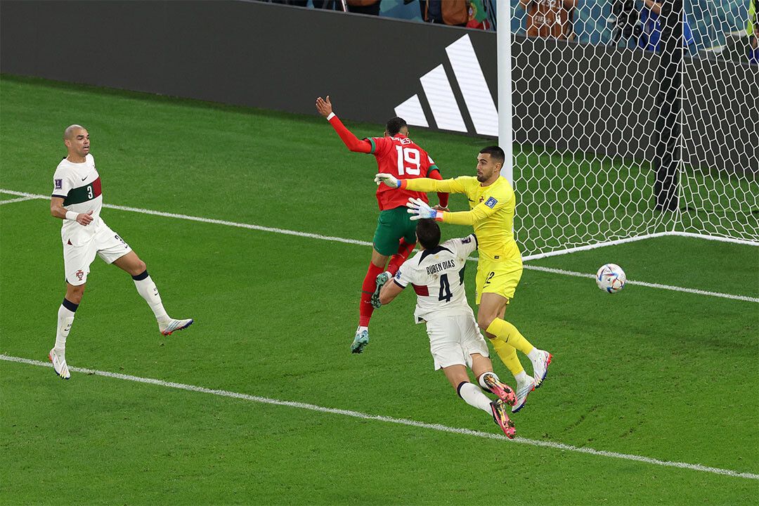 Youssef En Nesyri Goal Morocco World Cup Sport Jigsaw Puzzle