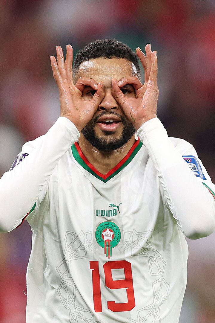 Youssef En Nesyri Morocco National Team World Cup Wall Art Home Poster
