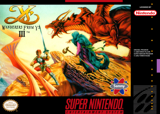 Ys Iii (Usa) Snes Print Poster