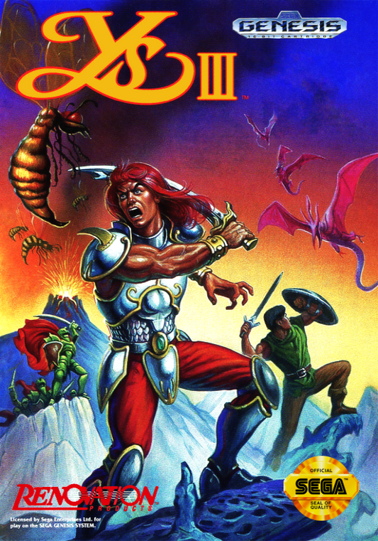 Ys Iii (Usa) Genesis Print Poster