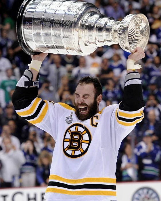 Zdeno Chara Photo Hockey Boston Bruins Picture Nhl Raising Cup
