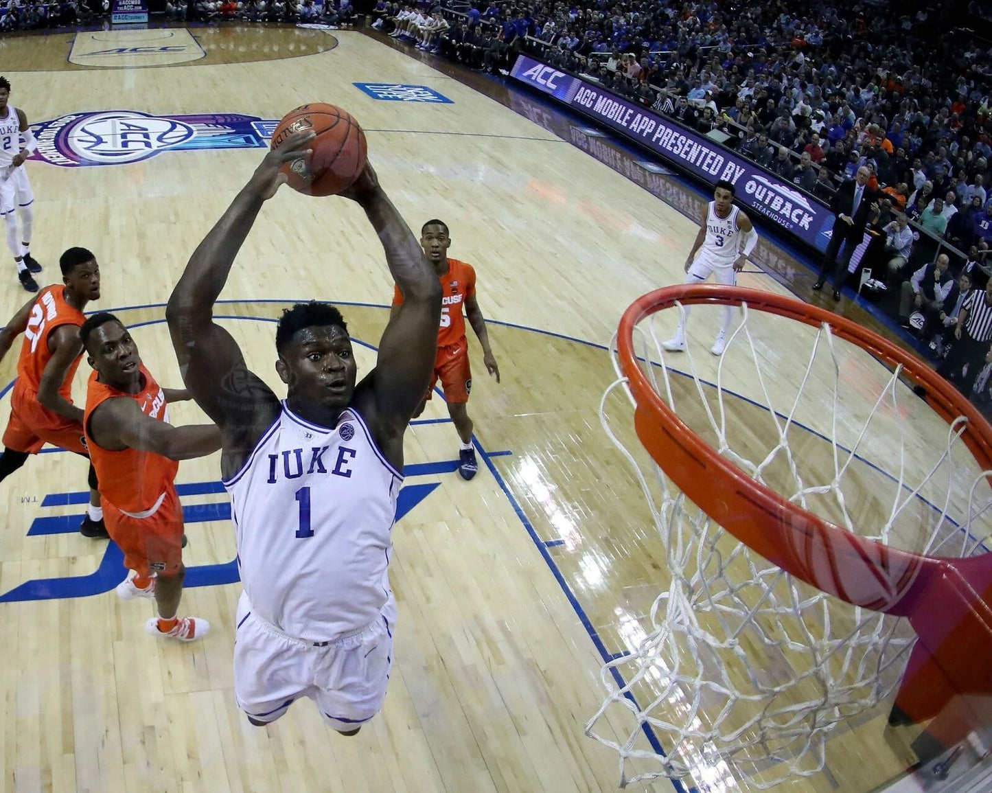 Zion Williamson Magnet Duke Blue Devils Picture Ncaa Basketball