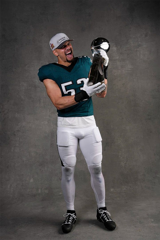 Zack Baun Philadelphia Football Team Playoff Champions Poster