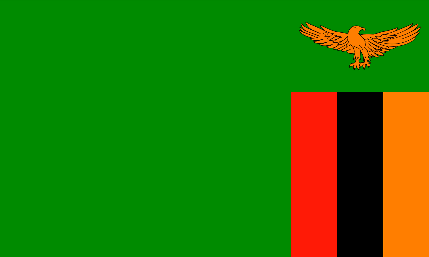Zambia Flag Keychain
