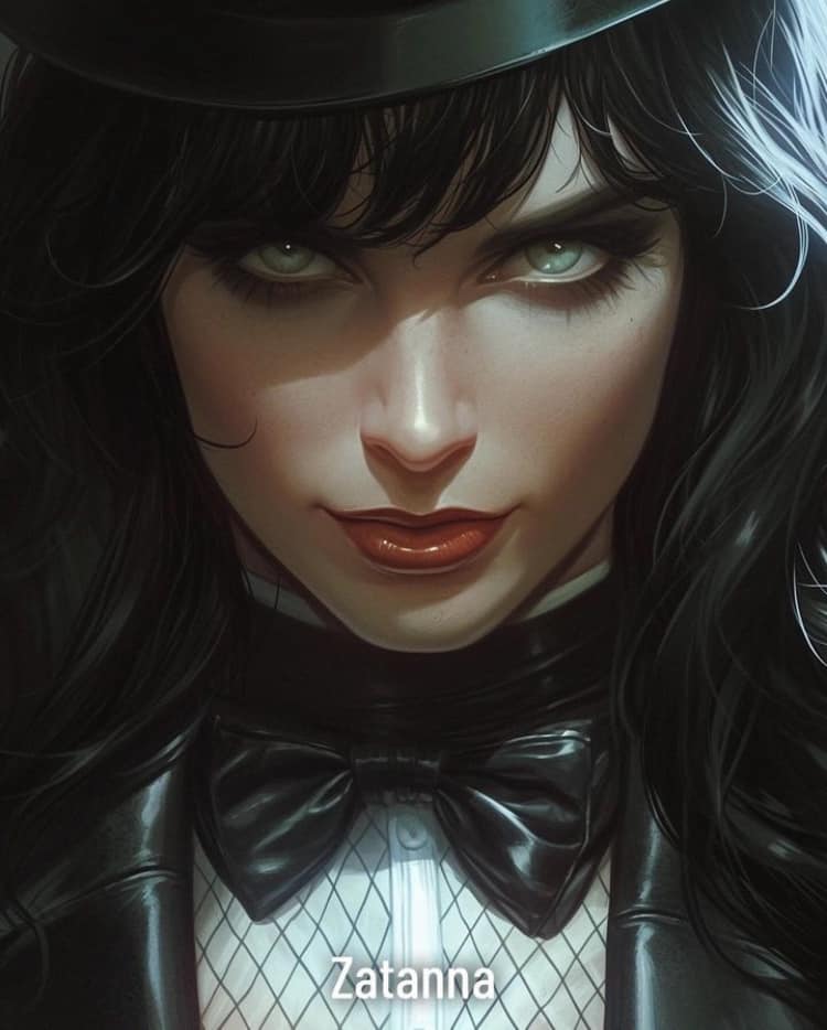 Zatanna Portrait Magic Print Poster