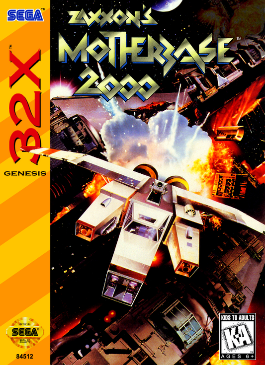 Zaxxon S Motherbase 2000 Sega 32X Keychain